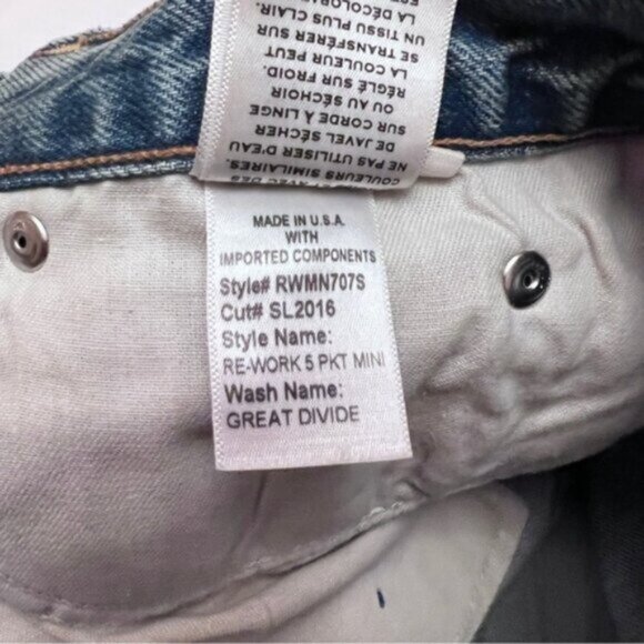 SLVRLAKE BNWOT Re-Worked Mini Skirt -Great Divide Sz 27 - Picture 9 of 12